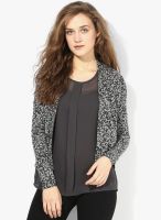 Antigravity Grey Printed Shrug