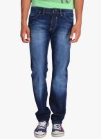 Blacksoul Blue Mid Rise Slim Fit Jeans