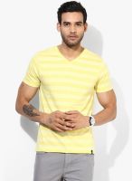 Bossini Yellow V Neck T-Shirt