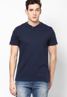 Burton Navy Blue Henley T-Shirt