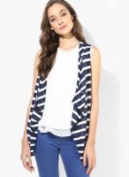 Dorothy Perkins Navy Stripe Sleeveless Kimono