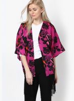 Dorothy Perkins Pink Rose Tassel Kimono