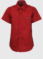 Dreamszone Maroon Casual Shirt