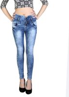 F Fashion Stylus Slim Fit Women's Light Blue Jeans