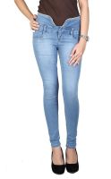 F Fashion Stylus Slim Fit Women's Light Blue Jeans