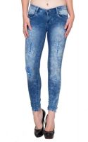 Fasnoya Skinny Fit Women's Light Blue Jeans