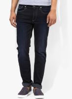 Flying Machine Blue Mid Rise Slim Fit Jeans (Michael)