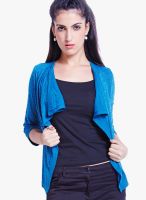 Globus Blue Embroidered Shrug