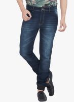 High Star Blue Mid Rise Slim Fit Jeans