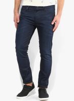 Jack & Jones Blue Mid Rise Slim Fit Jeans