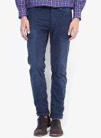 Jack & Jones Blue Mid Rise Slim Fit Slim Fit Jeans (Glenn)