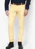 Jack & Jones Cream Low Rise Slim Fit Jeans