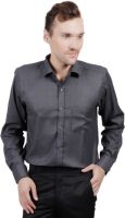 Jorzzer Roniya Men's Solid Formal Grey Shirt Jorzzer Roniya Men's Solid Formal Grey Shirt
