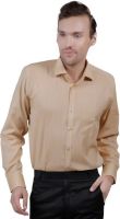 Jorzzer Roniya Men's Solid Formal Yellow Shirt