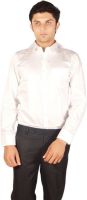 Kriss Men's Solid Casual White Shirt