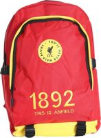 Liverpool FC Invader Red & Yellow Polyester 18 L Backpack(Red, Yellow)