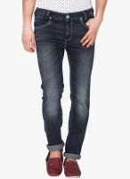 Mufti Washed Black Narrow Fit Jeans