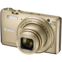 Nikon Coolpix S7000 16MP Point & Shoot Camera - Golden