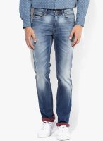 Numero Uno Blue Mid Rise Regular Fit Jeans (Frazer)
