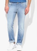 Numero Uno Blue Mid Rise Slim Fit Jeans