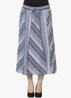 Oxolloxo Grey Flared Skirt