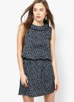Pepe Jeans Black Colored Printed Shift Dress