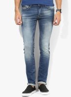 Pepe Jeans Blue Low Rise Skinny Fit Jeans (Soho)