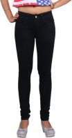 Queen's Collections Slim Fit Women's Black Jeans