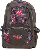Raeen Plus Moto-Guzzi 10 L Free Size Backpack(Red)
