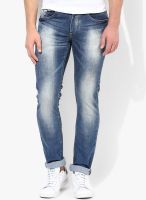 Spykar Blue Low Rise Skinny Fit Jeans