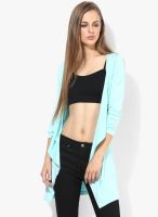 Style Quotient Light Blue Solid Shrug