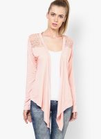 Style Quotient Pink Solid Shrug