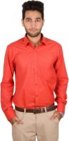 Styllus Men's Solid Formal Red Shirt