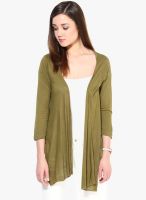 Trend18 Green Solid Shrug