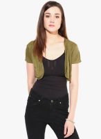 Trend18 Green Solid Shrugs