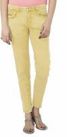 Uber Urban Slim Fit Women's Gold Jeans