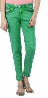 Uber Urban Slim Fit Women's Green Jeans