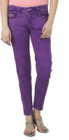 Uber Urban Slim Fit Women's Purple Jeans