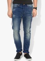United Colors of Benetton Blue Mid Rise Slim Fit Jeans