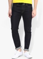 United Colors of Benetton Navy Blue Carrot Fit Jeans