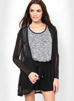 Vero Moda Black Full Sleeve Shrug