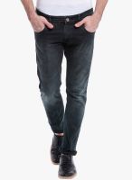 Vintage Blue Mid Rise Slim Fit Jeans