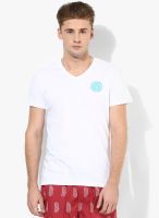 Wrangler White V Neck T-Shirt