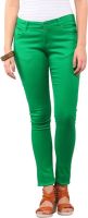 Yepme Slim Fit Women's Green Jeans