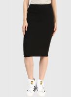 Zalora Black Flared Skirt