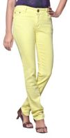 Fungus Slim Women's Yellow Jeans