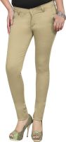 Devis Slim Fit Women's Beige Jeans