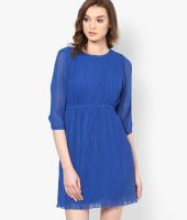Vero Moda Blue Casual Skater Dress