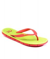 Li-Ning Bali II Lime/Red Flip Flops