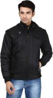 Ico Blue Star Full Sleeve Solid Men's Quilted Jacket